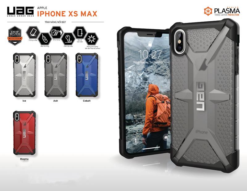 Ốp Iphone XS Max UAG Plasma - Hàng Chính Hãng