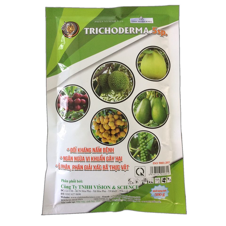 [HCM]TRICHODERMA :Vi nấm đối kháng-Phòng bệnh chết nhanh chết chậm-gói 500G