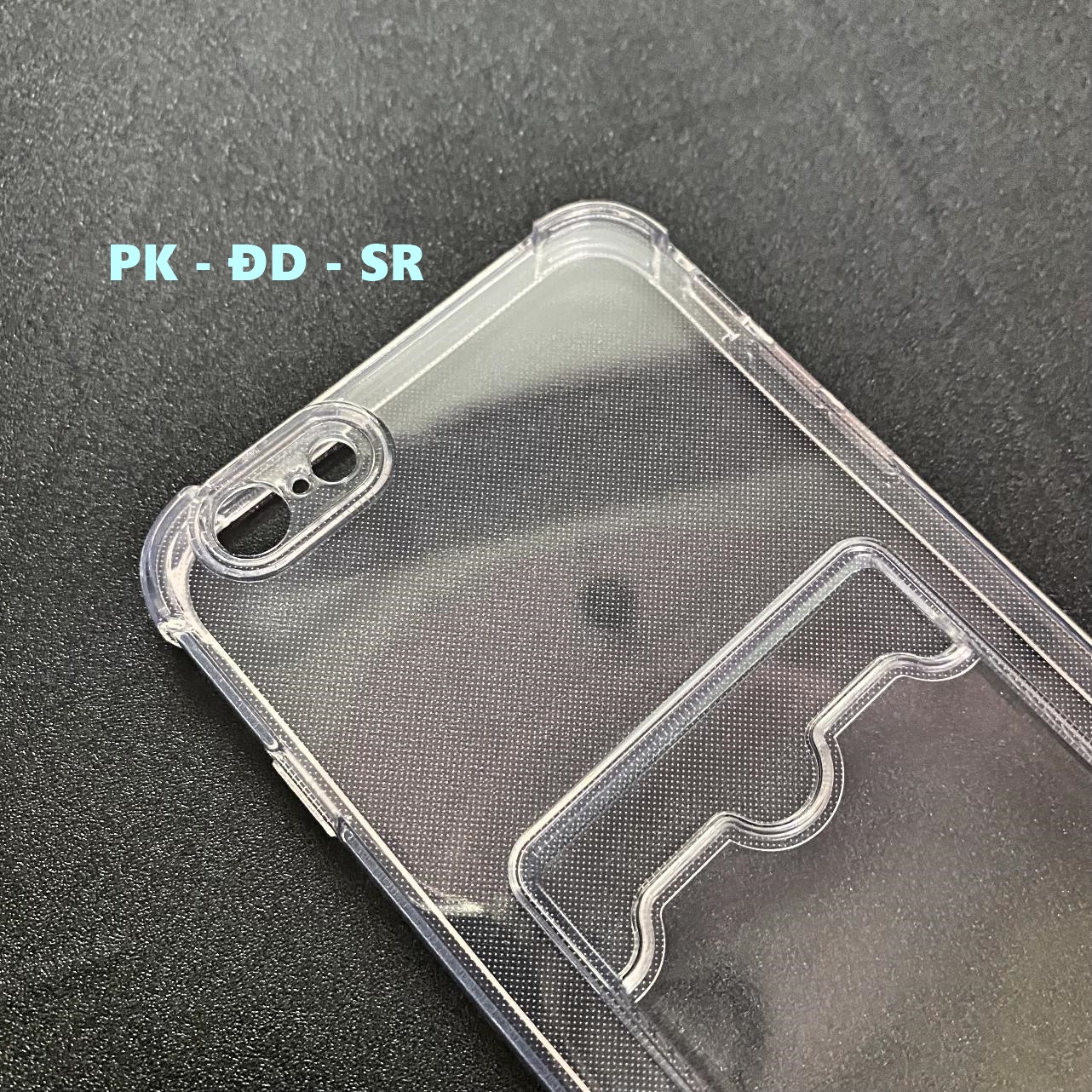 Ốp Lưng iPhone 6 Plus - 6s Plus Dẻo Trong Chống Sốc Đựng Card