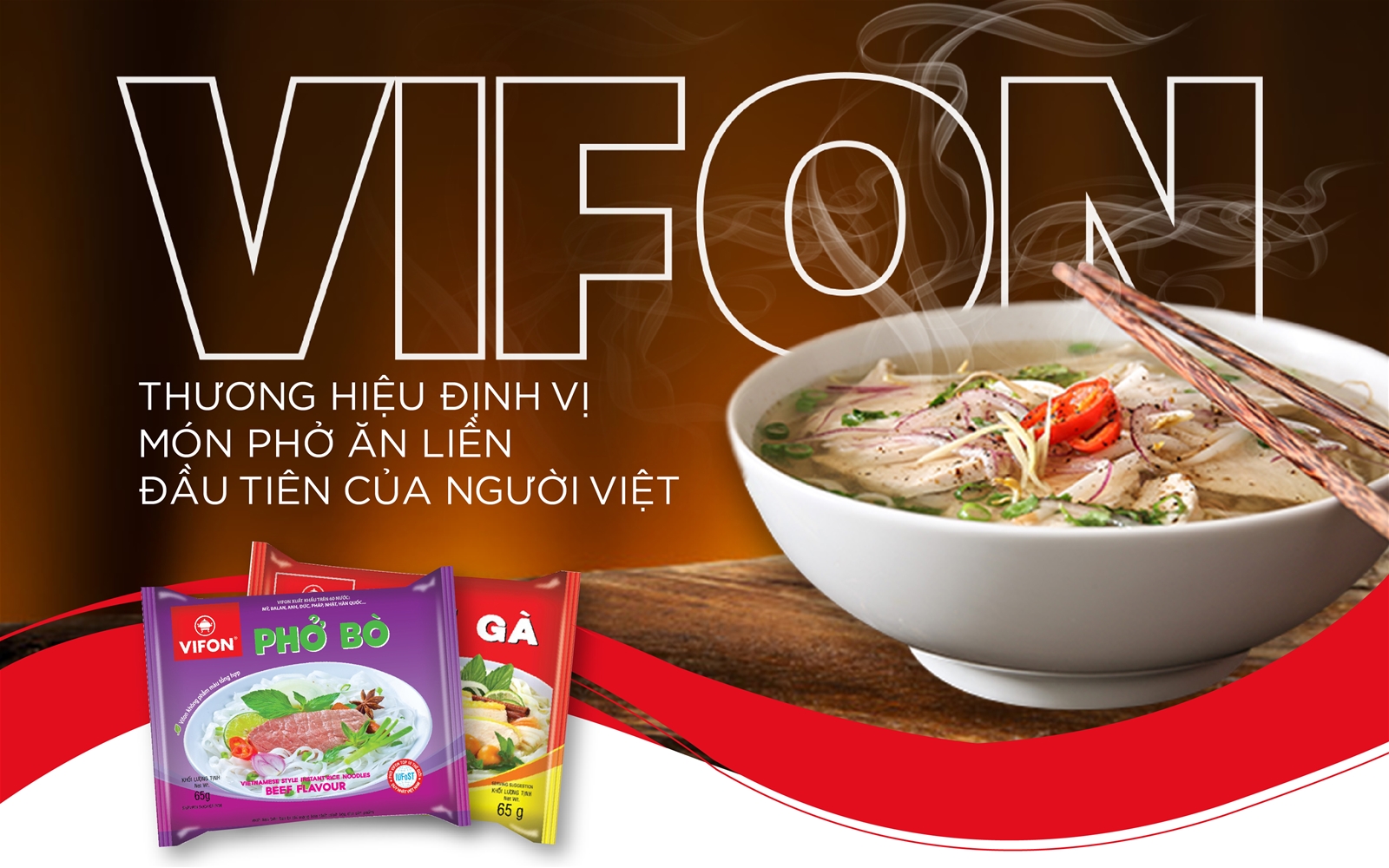 Phở bò/gà Vifon gói 65g