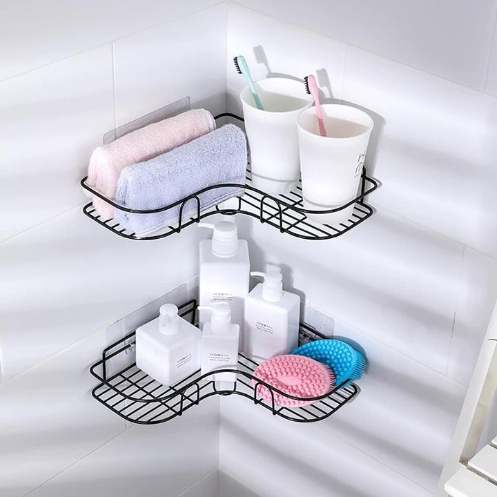 [SIÊU GIẢM GIÁ] KỆ GÓC ĐỂ ĐỒ ĐA NĂNG DÁN TƯỜNG SIÊU CHẮC
