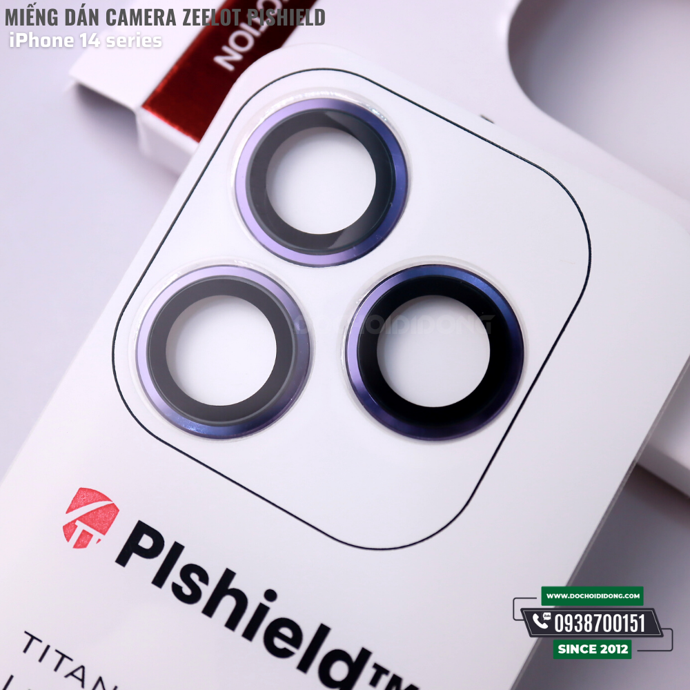 Miếng dán camera Zeelot PIshield cho iPhone 14 - 14 Plus - 14 Pro - 14 Pro Max