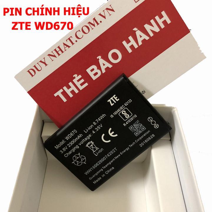Pin của bộ phát wifi 4G/LTE WD670