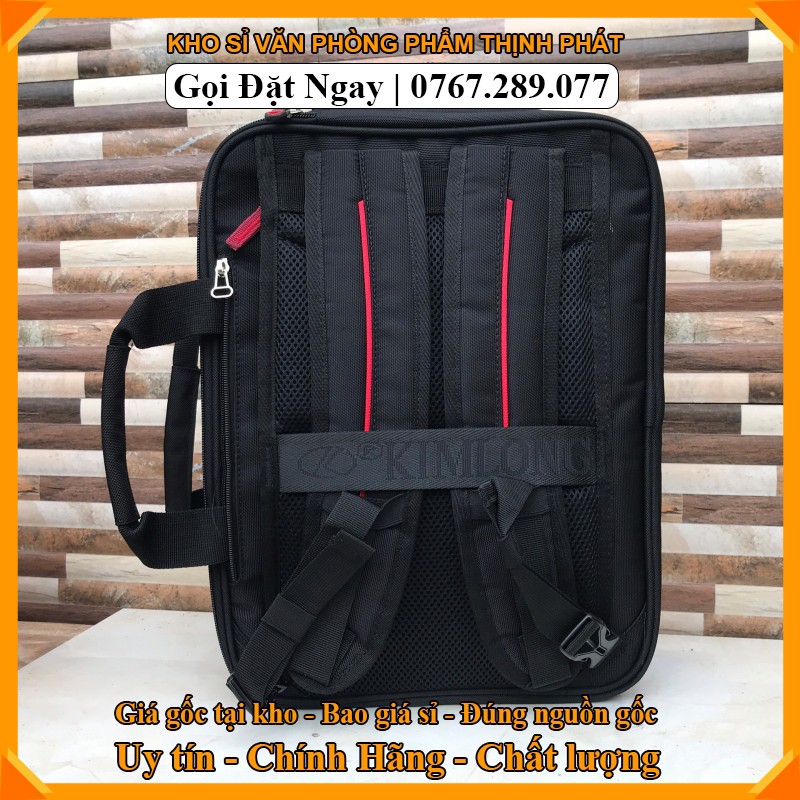 Balo , cặp đa năng học sinh cấp 2,3 màu đen ( 40x16x30cm ) (VPP THỊNH PHÁT)