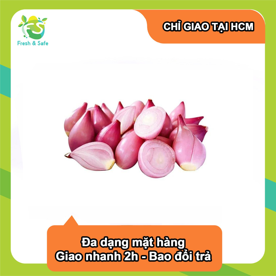 [Chỉ Giao HCM] Hành tím củ Bắc - 100g