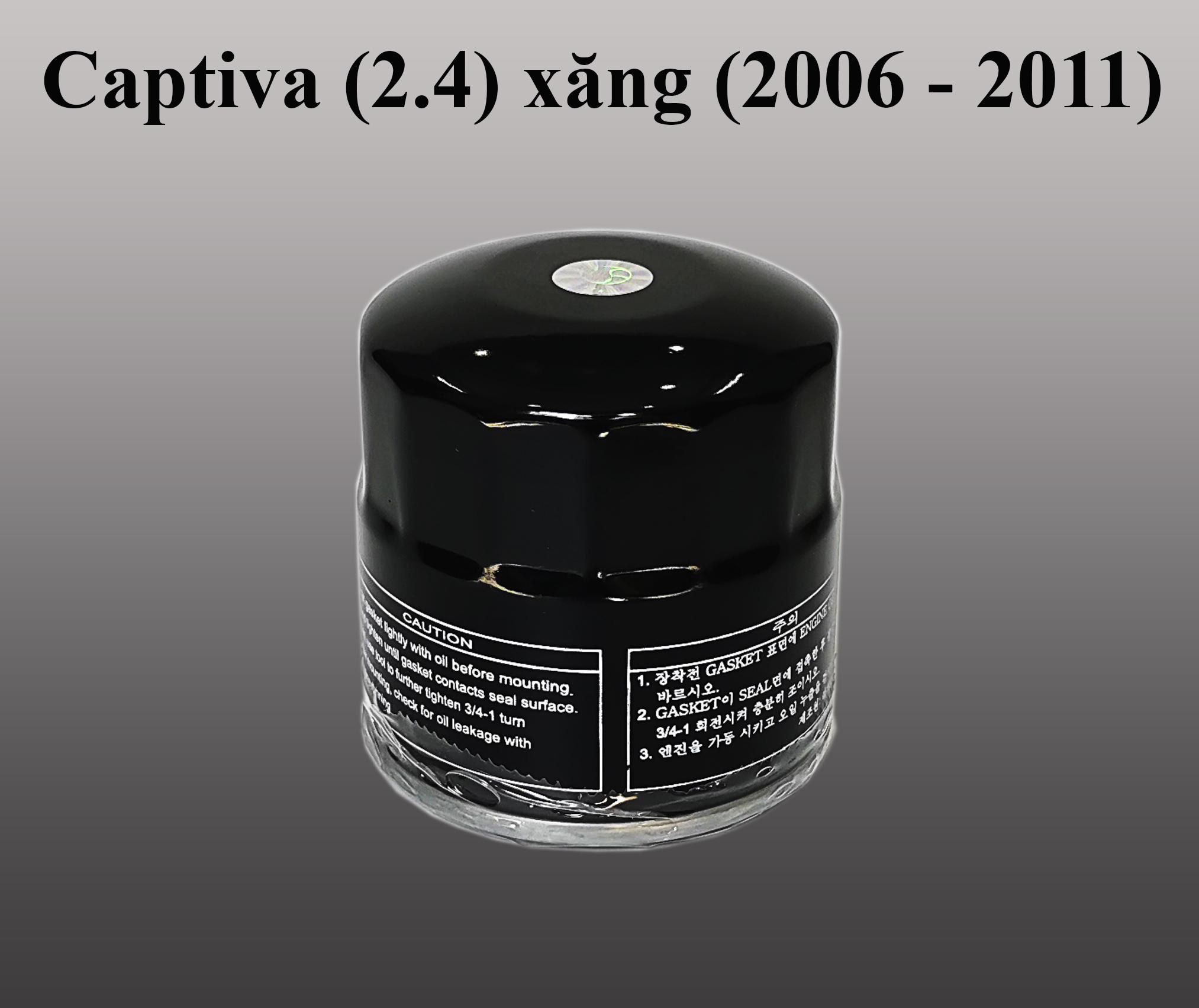 Lọc nhớt Captiva (2.4) máy xăng (2006 - 2011)