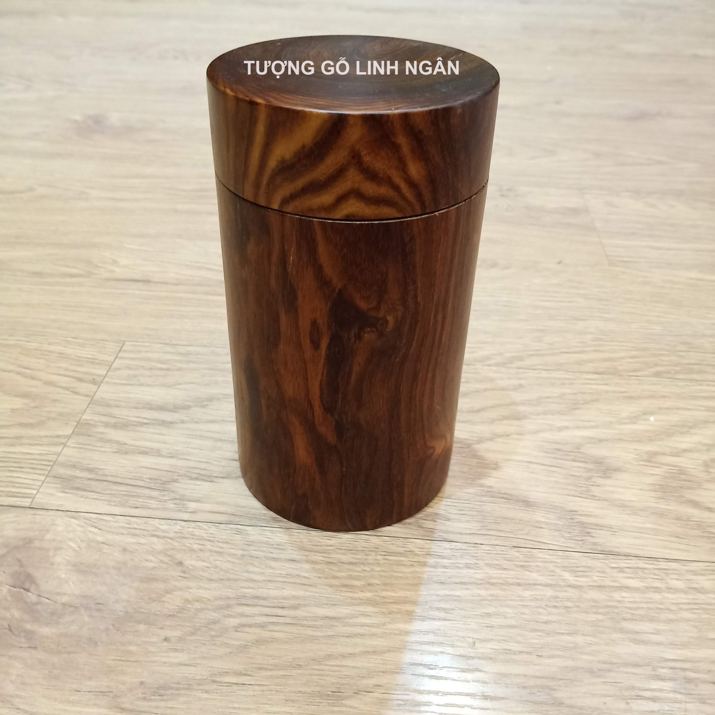 Hộp đựng chè đựng trà gỗ trắc dây