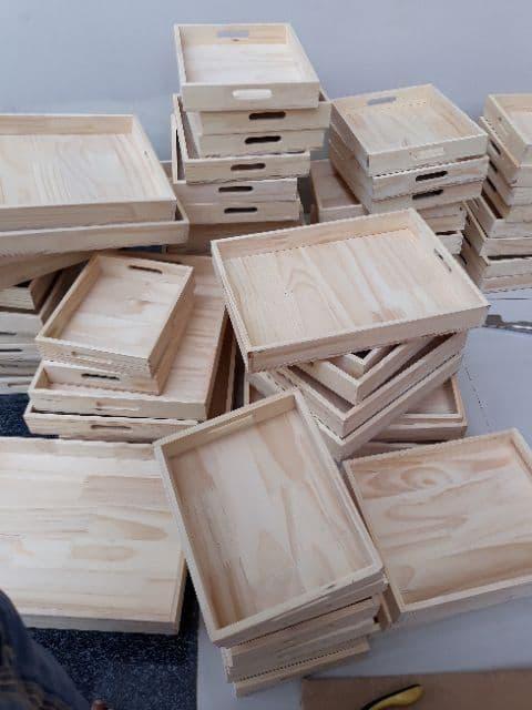 Khay gỗ đa năng 20x25cm
