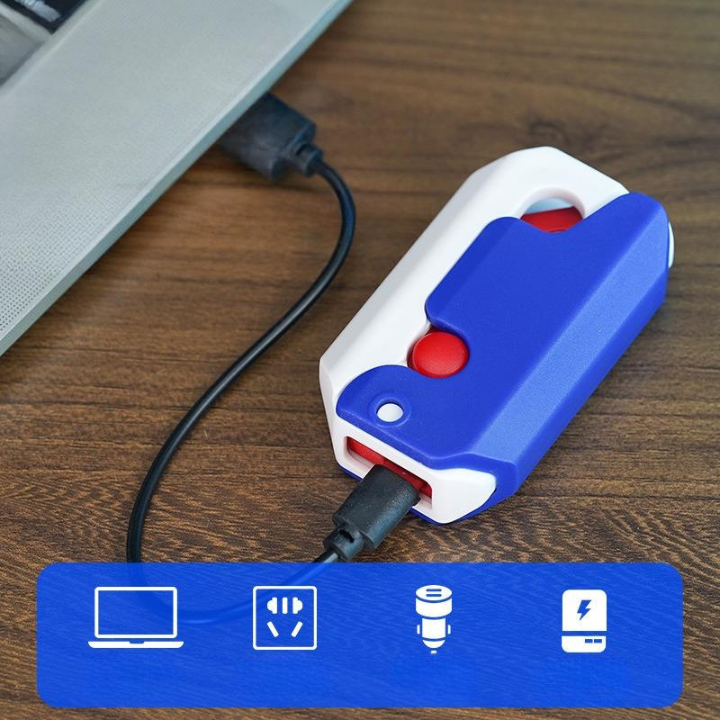 [HCM] Đồ Chơi Bật Lửa Dao Củ Cà Rốt In 3D kéo dài, Kèm Đầu Đốt Sạc Type C