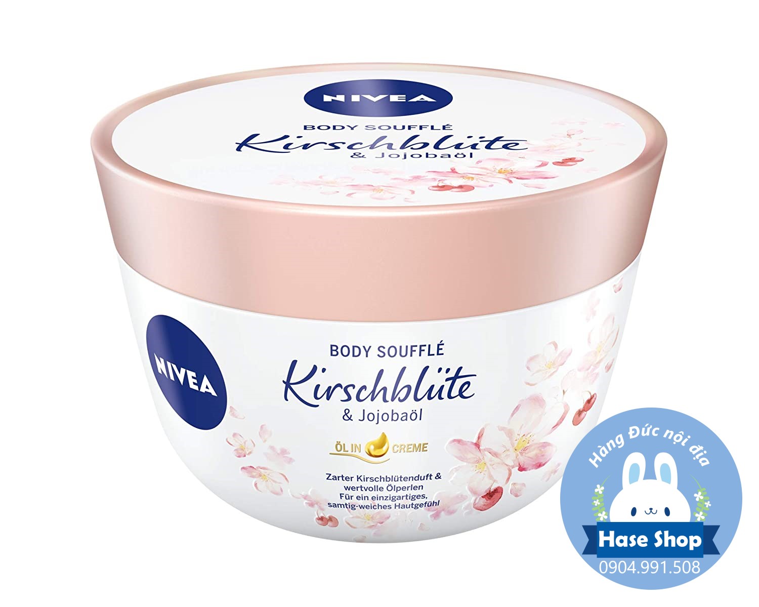 [Nội địa Đức có BILL] Kem dưỡng ẩm Nivea Body Soufflé