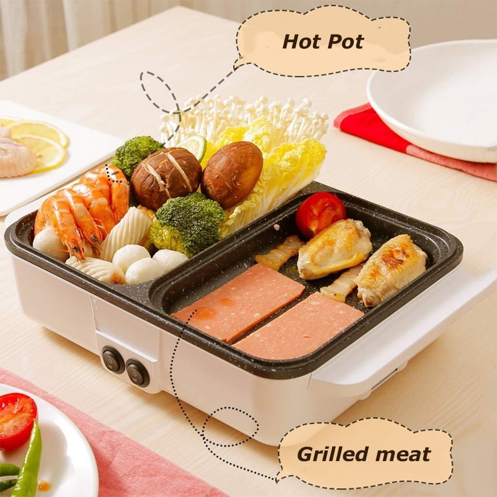 It Smart - Bộ bếp điện đá Granite BBQ&Hotpot 1200w