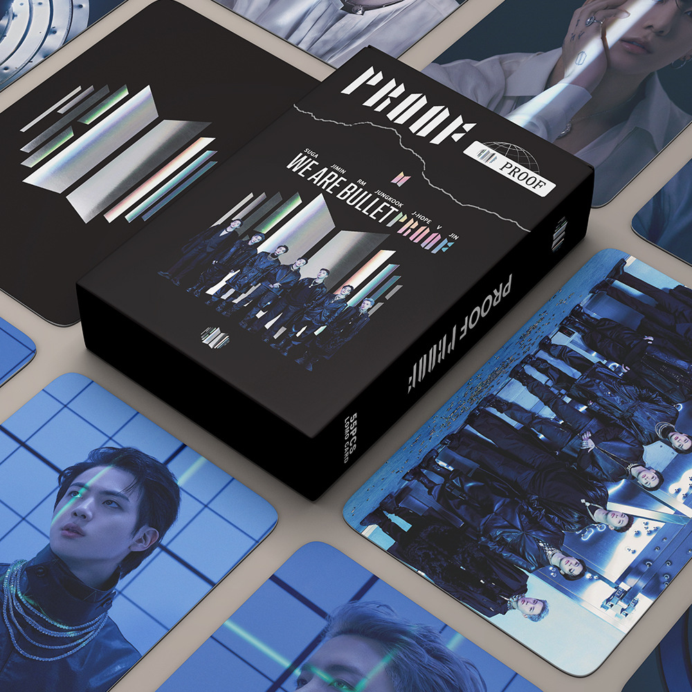 Bộ 55 Card BTS Lomo BTS PROOF 2022 (Đủ thành viên)