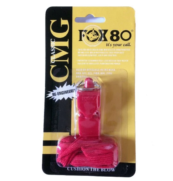 Còi thể thao Fox 80 (Đỏ)