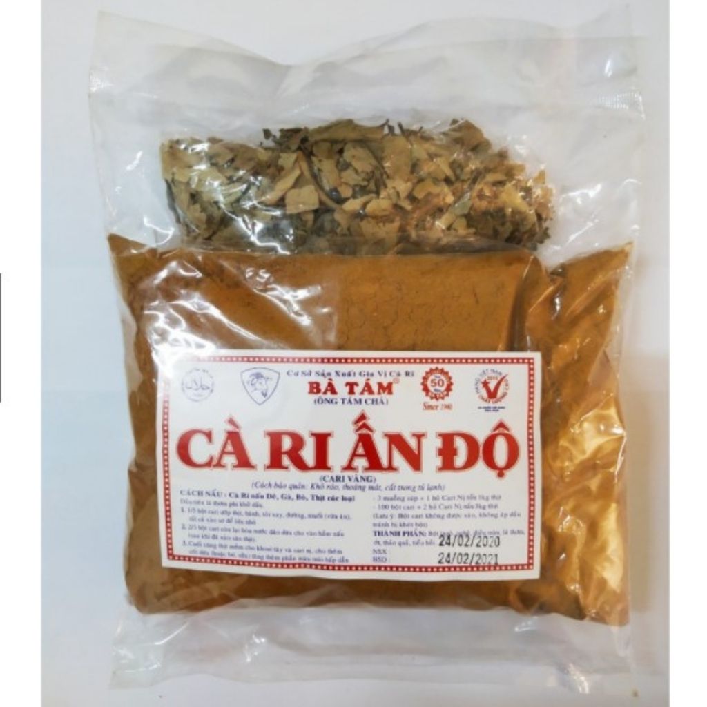 Bột Cà Ri Đặc Biệt 500gr/ Cary Powder - Bà Tám/ Cary / Cà Ry
