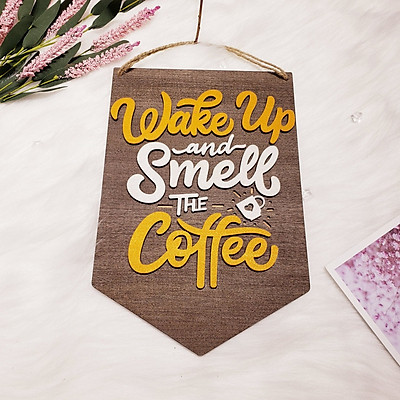 [HCM]Bảng gỗ trang trí handmade 061 (start the day