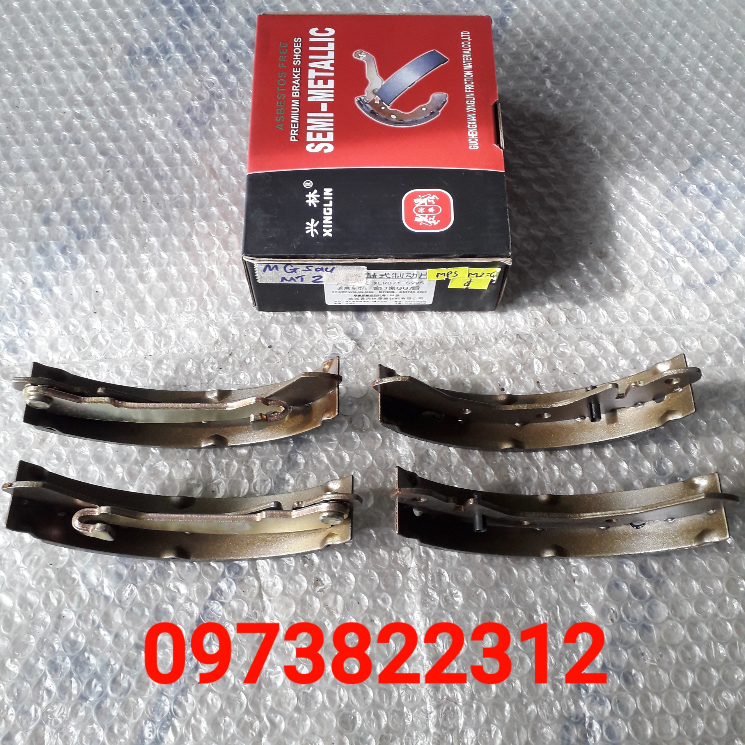 Má phanh sau Matiz, Spark, Cherry QQ ( Má guốc, Giá 1 Bộ) OEM