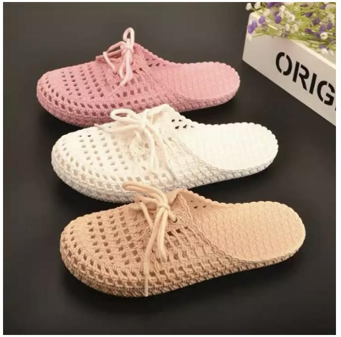 [HCM]Dép bít đầu nữ cột dây