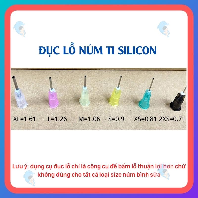 Đục lỗ núm ty giúp sữa chảy nhanh hơn