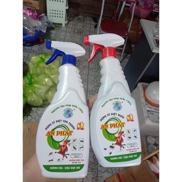 - chai xịt diệt ruồi An Phát 350ml không mùi không độc hại hiệu quả cao
