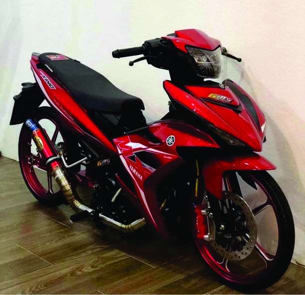 Tem trùm exciter 150 đen đỏ,team decal ex 150 mx king