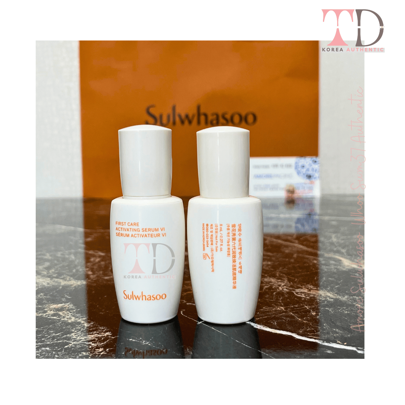 combo 2 chai Sulwhasoo First Care Activating Serum 8ml tinh chất mở dưỡng khởi nguồn chống lão hóa và giúp săn cơ da tloskorea cũ