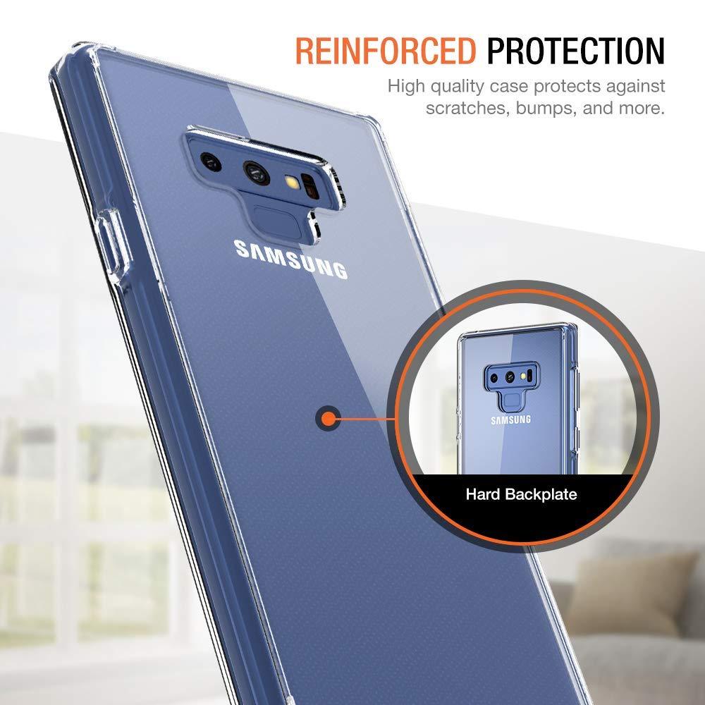 Ốp Silicon cho Samsung Galaxy Note 9 Trong suốt (Loại A+ chống ố vàng)