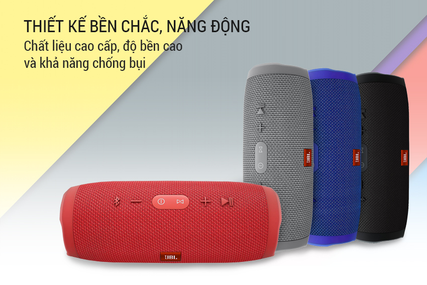 [HCM]Loa Bluetooth JBL Charge 3+  20W - Hàng Chính Hãng
