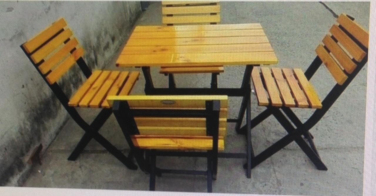 ghế gỗ cafe cóc