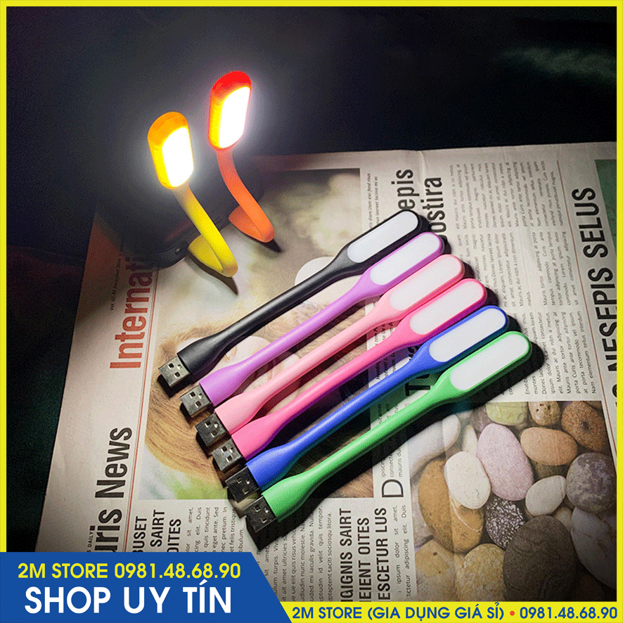 Đèn led đọc sách mini siêu sáng dùng cổng usb