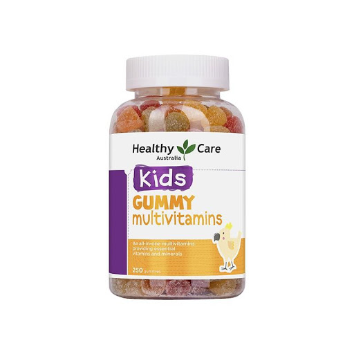 Kẹo Gum Kids Gummy Multivitamin Healthy Care Úc - cho trẻ biếng ăn
