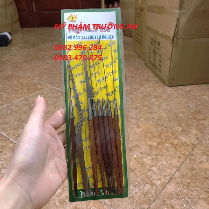 Bộ Dụng Cụ Lấy Rái Tai 8 Món