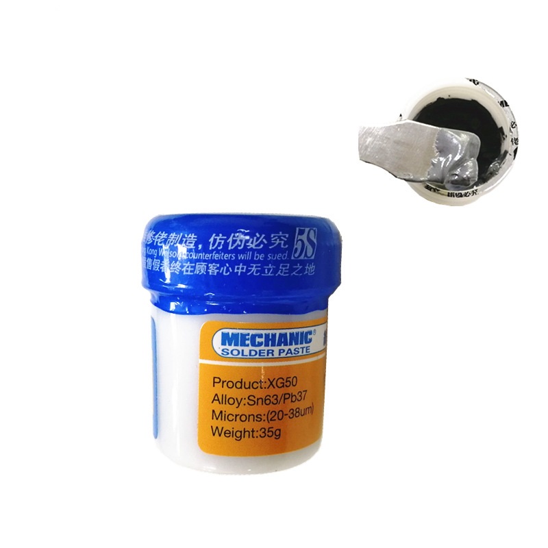 Chì bột, thiếc Bột Mechanic Solder Paste 138℃, 183°C, 217 ℃