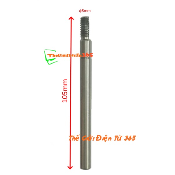 Trục quạt hộp phi 8mm dài 105mm