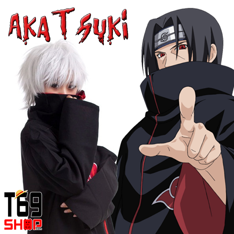 Áo choàng cosplay Akatsuki - anime Naruto [T69 Shop]