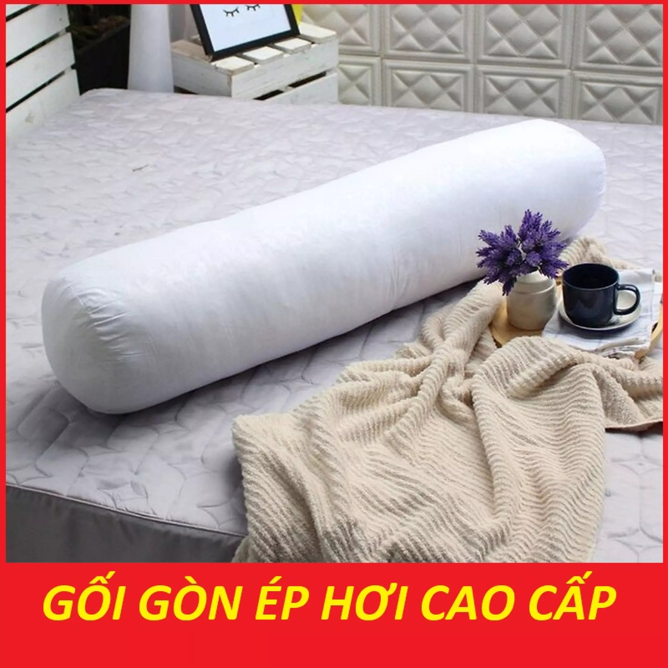 Ruột gối ôm ép hơi siêu êm gòn 3d dài 100cm x 30cm, ruột gối gòn người lớn, ruột gối ôm, áo gối ôm, vỏ gối