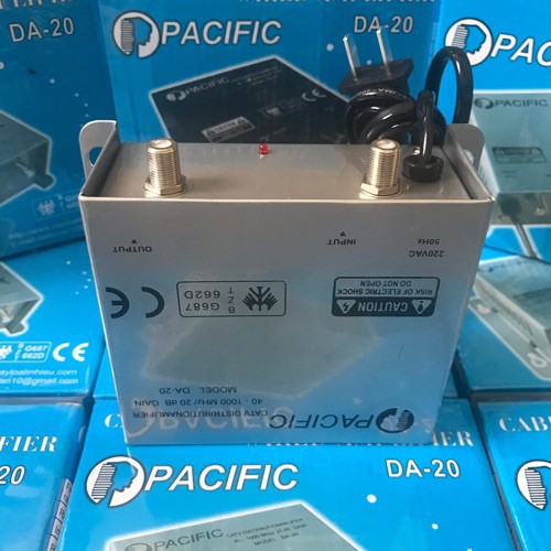 Bộ khuyếch đại truyền hình cáp cực mạnh Pacific DA20