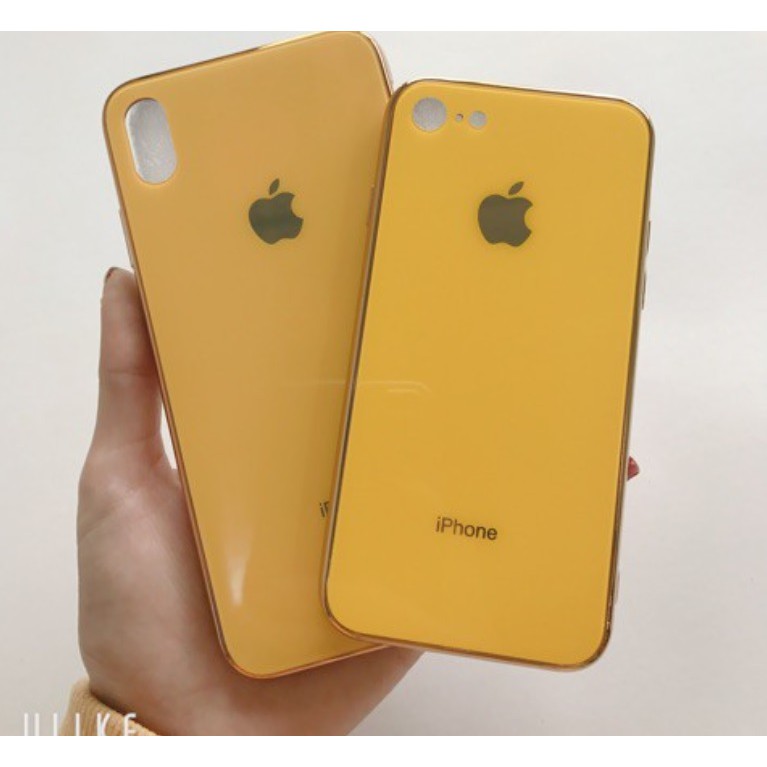 Ốp Lưng kính cường lực IP 7 plus/8 plus/X/XS Max/11/11 Pro Max - Mac Shock