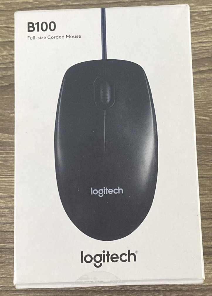 Chuột Có Dây Logitech B100 ( Tặng Kèm Lót Chuột )