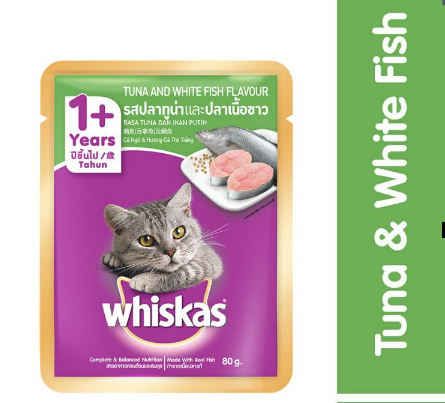Pate whiskas gói 80g x 24 gói (mix từ 4 vị)