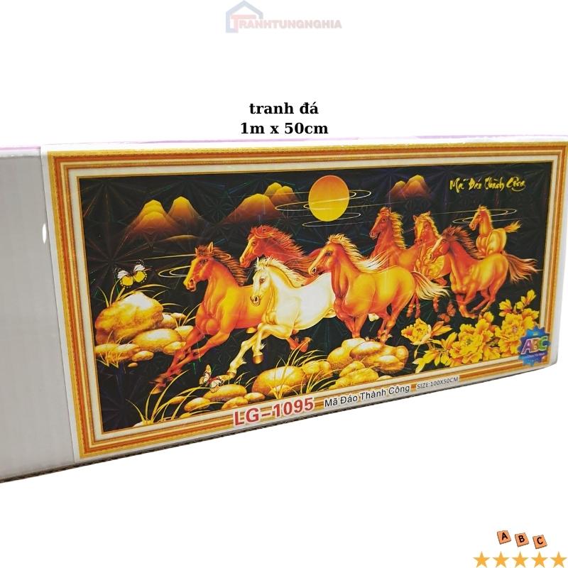 Tranh đính đá, tranh thêu chữ thập mã đáo thành công nền đen lv186 lv439 lv440 lv3123 lv3359 lv3441 df223 df736 y8257