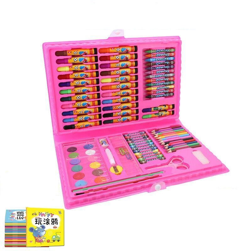 Bộ 86 món bút tô màu cho bé