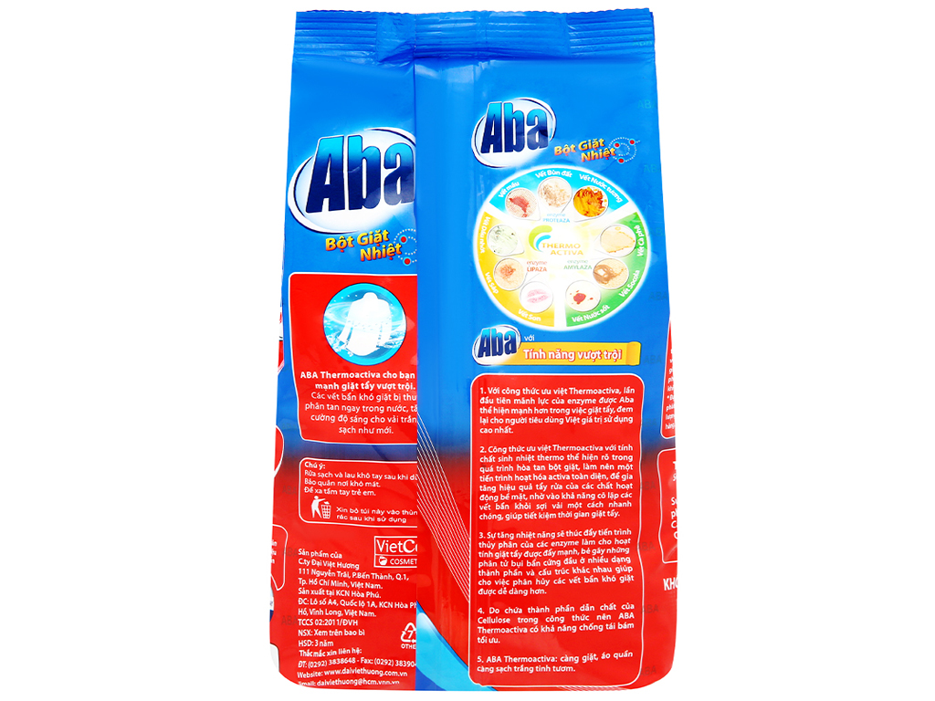 Bột giặt nhiệt Aba 5.7kg