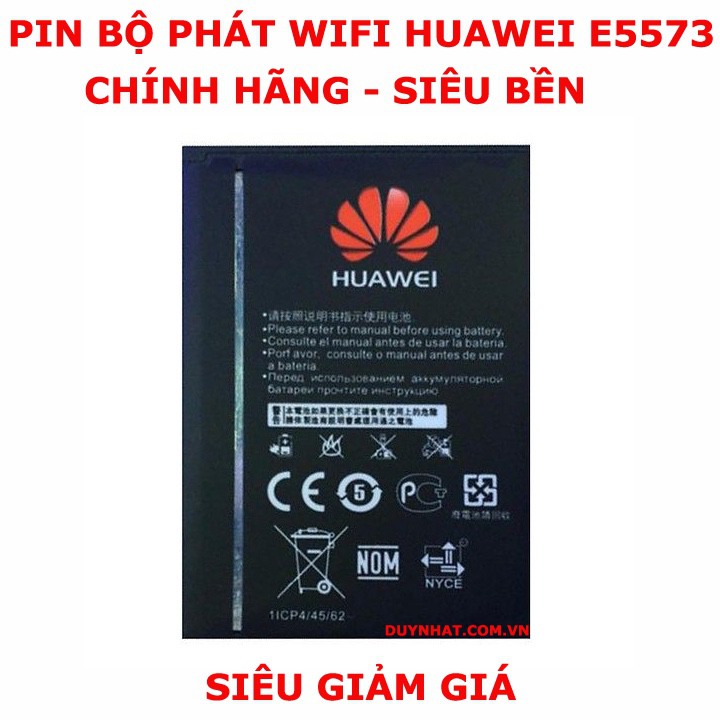 Pin Cho Cục Phát Wifi Di Động Huawei E5573 pin siêu cấp