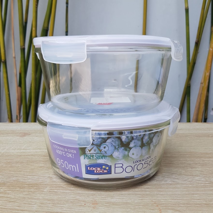 Hộp Thuỷ Tinh Chịu Nhiệt Lock&Lock 950ml