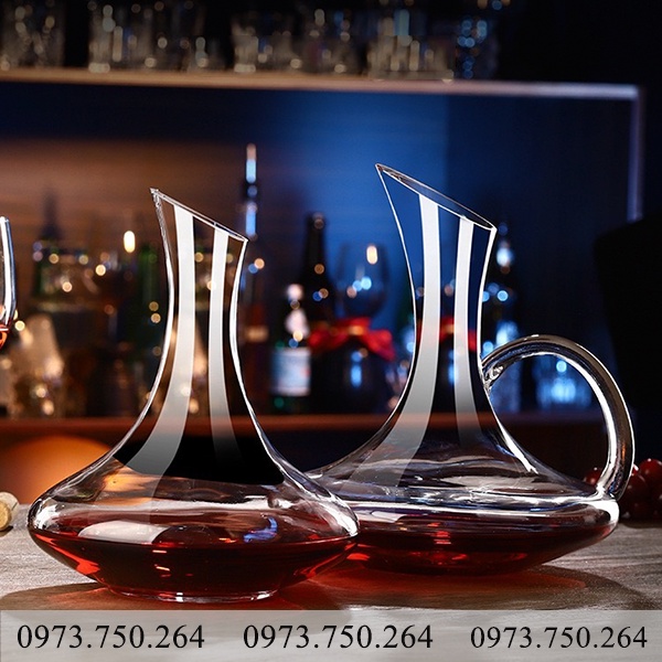Bình thở rượu vang có quai 1600ml