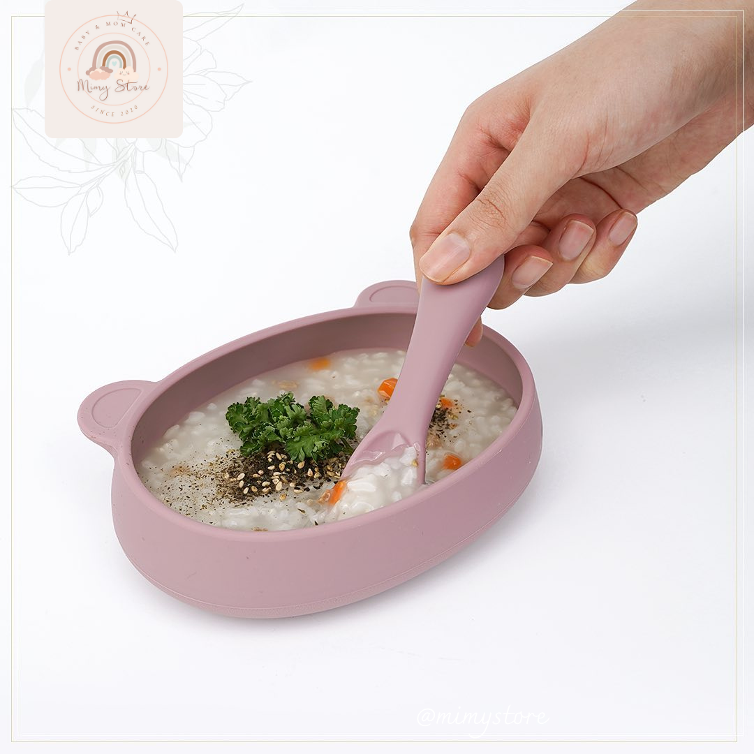 Thìa Ăn Dặm Silicone BLUEMAMA
