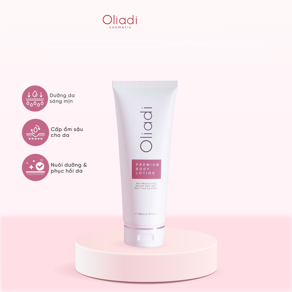 Oliadi - - kem body oliadi dưỡng trắng toàn thân với công nghệ hạt nano phân tử 200ml