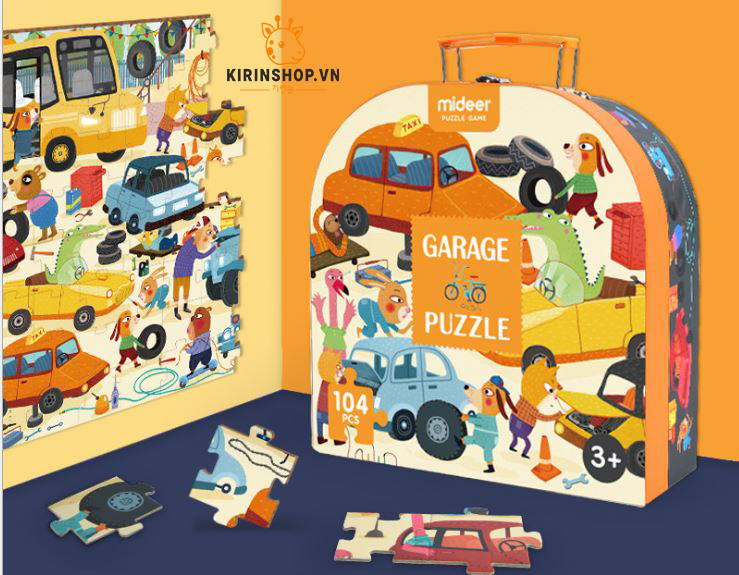 Xếp Hình Vali Garage - Mideer