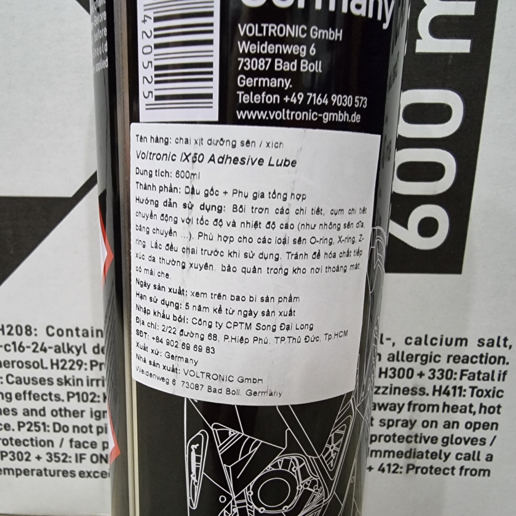 Xịt Dưỡng Sên Voltronic IX50 Jumbo 600ml