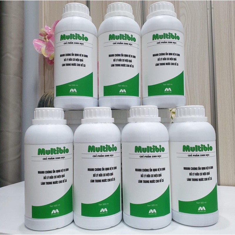 Vi Sinh MultiBio 500ml Giúp Tạo Vi Sinh, Xử Lý Làm Trong Nước Nhanh Chóng
